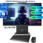 AIO Lenovo IdeaCentre 24IRH9, 23.8" FHD IPS, Core i7-13620H hasta 4.9GHz, 16GB DDR5-5200