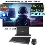 All-in-One Lenovo IdeaCentre 24ARR9, 23.8" FHD IPS, AMD Ryzen 7 7735HS 4.75GHz, 16GB DDR5
