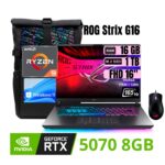laptop gamer ASUS ROG Strix G16 G614FP-RV010W/16" WUXGA IPS/Ryzen 9 9955HX 5.4G/16G DDR5/1TB SSD M.2
