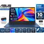 laptop ASUS Vivobook 15, X1504VA-BQ5699/15.6" FHD IPS/Core 5-120U 5.0G/8GB DDR5/512GB SSD M.2